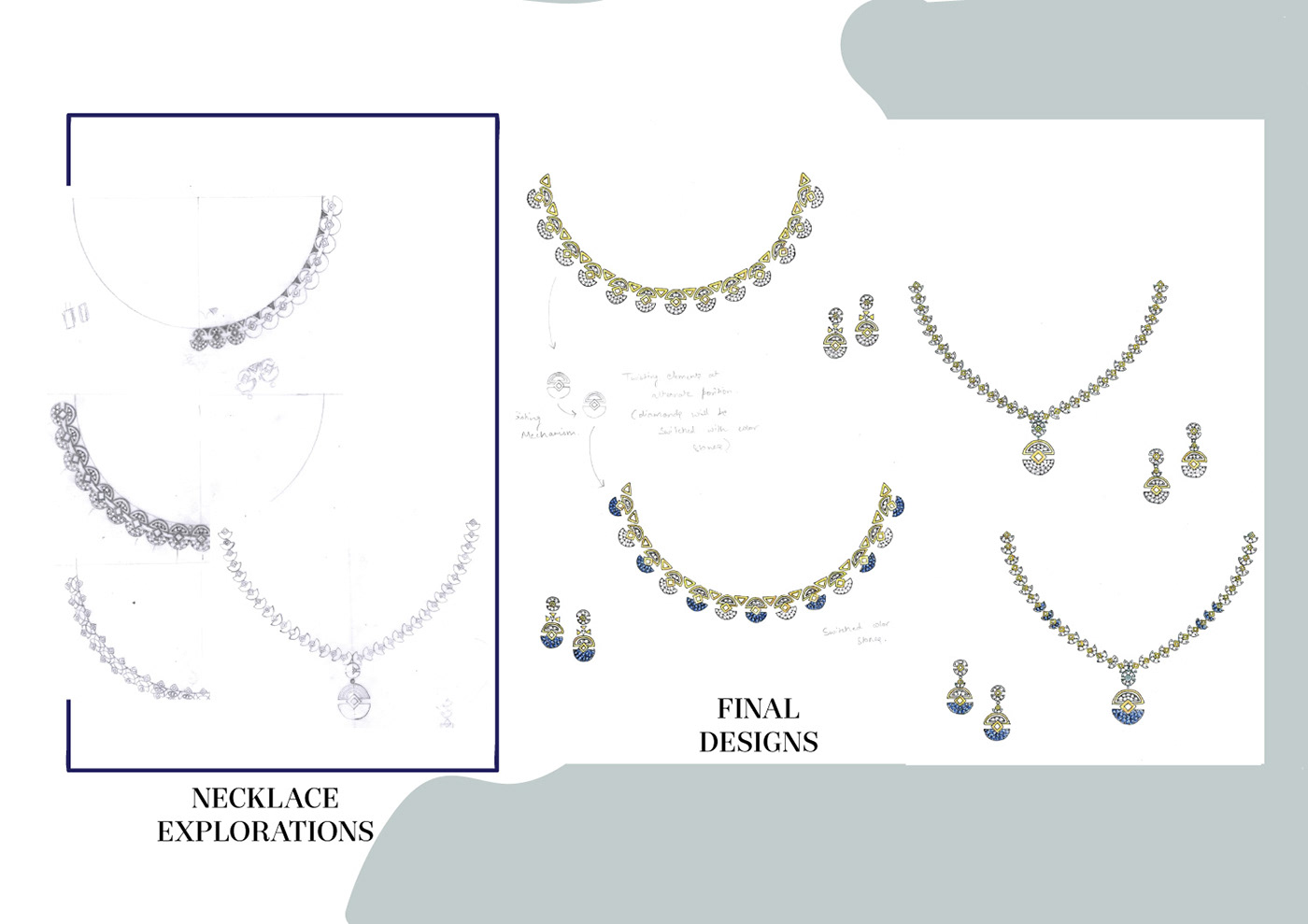 concept conceptual design diamond  diamond jewelry gold jewelry mechanism