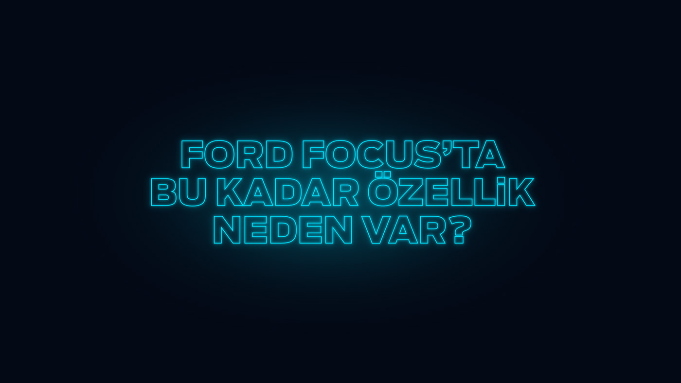 Advertising  car commercial design Ford ford focus reklam otomobil sci