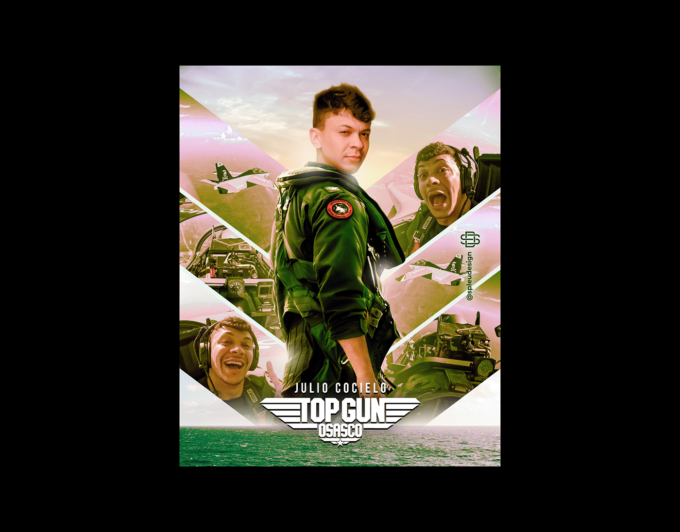 artwork cocielo design julio cocielo osasco photoshop poster Top Gun topGun youtube