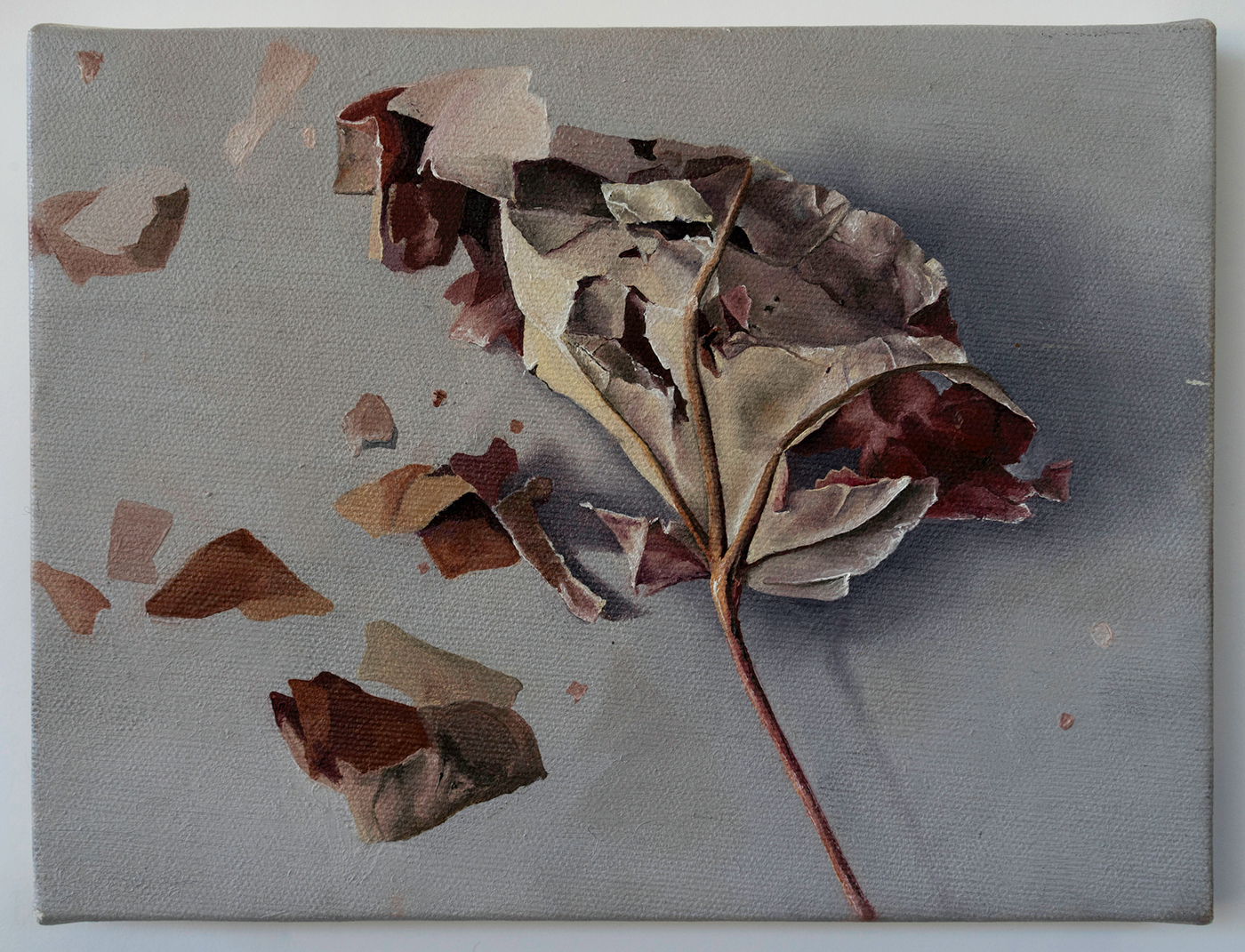 oil paint painting   leaf Nature Realism photo autumn