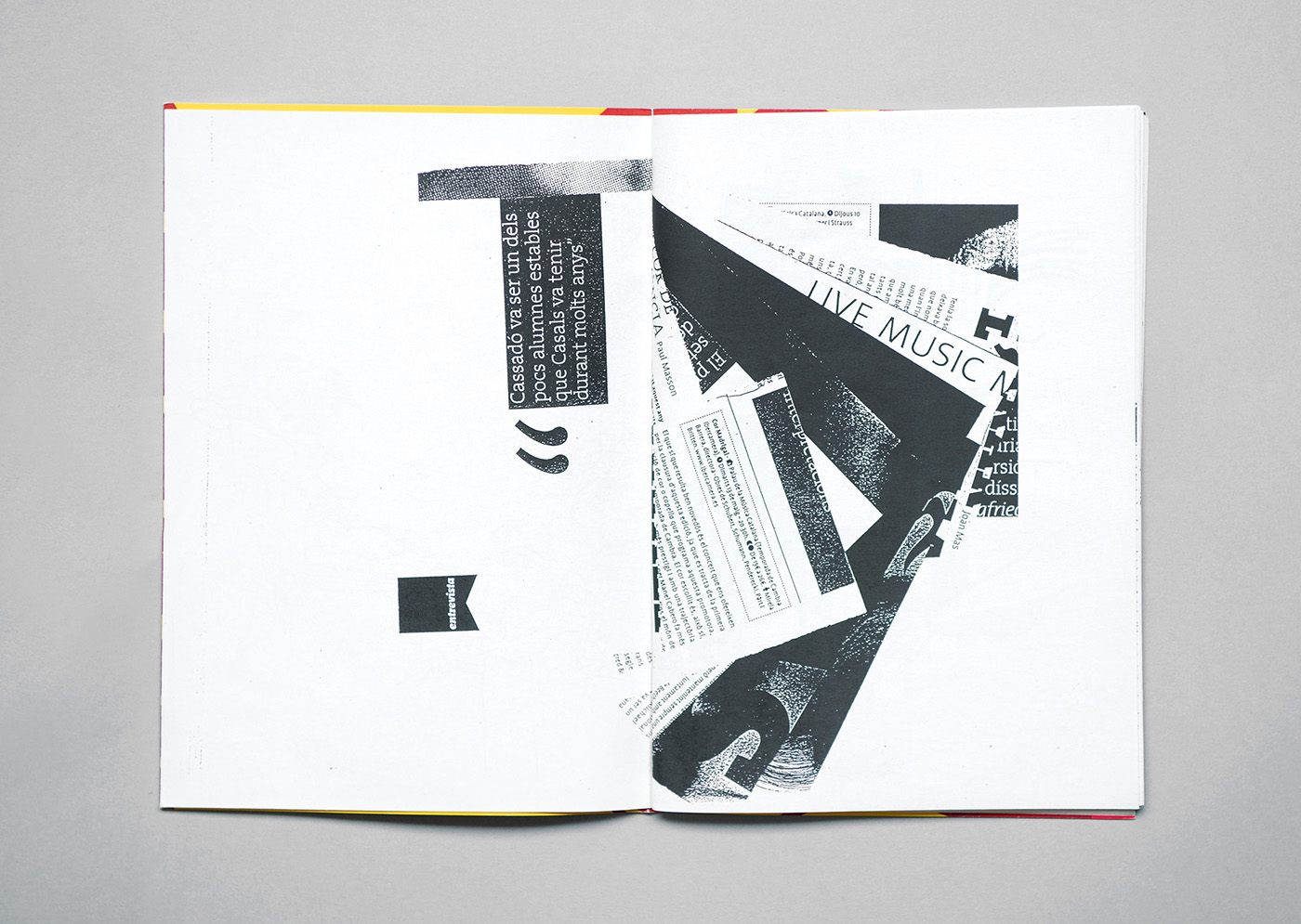 fanzine Xerox collage libros como churros barcelona elisava Zine 