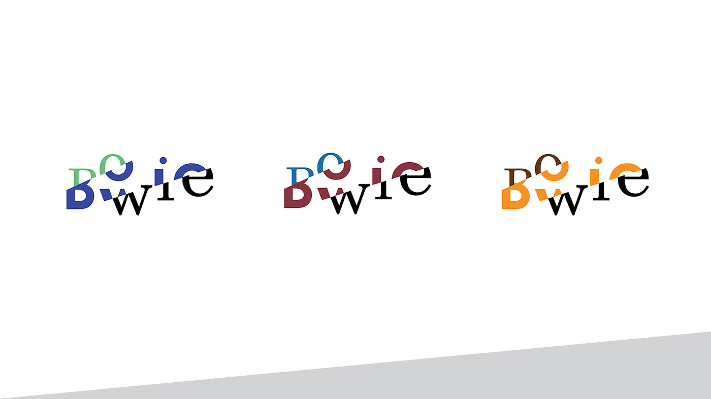 david Bowie festival Website poster design logo graphics typography  