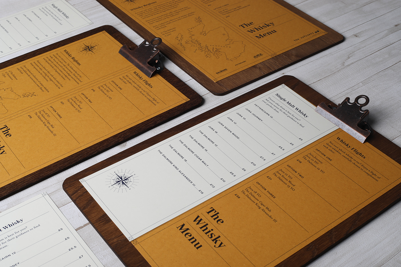 scotland Whisky menu gfsmith paper typography   Layout