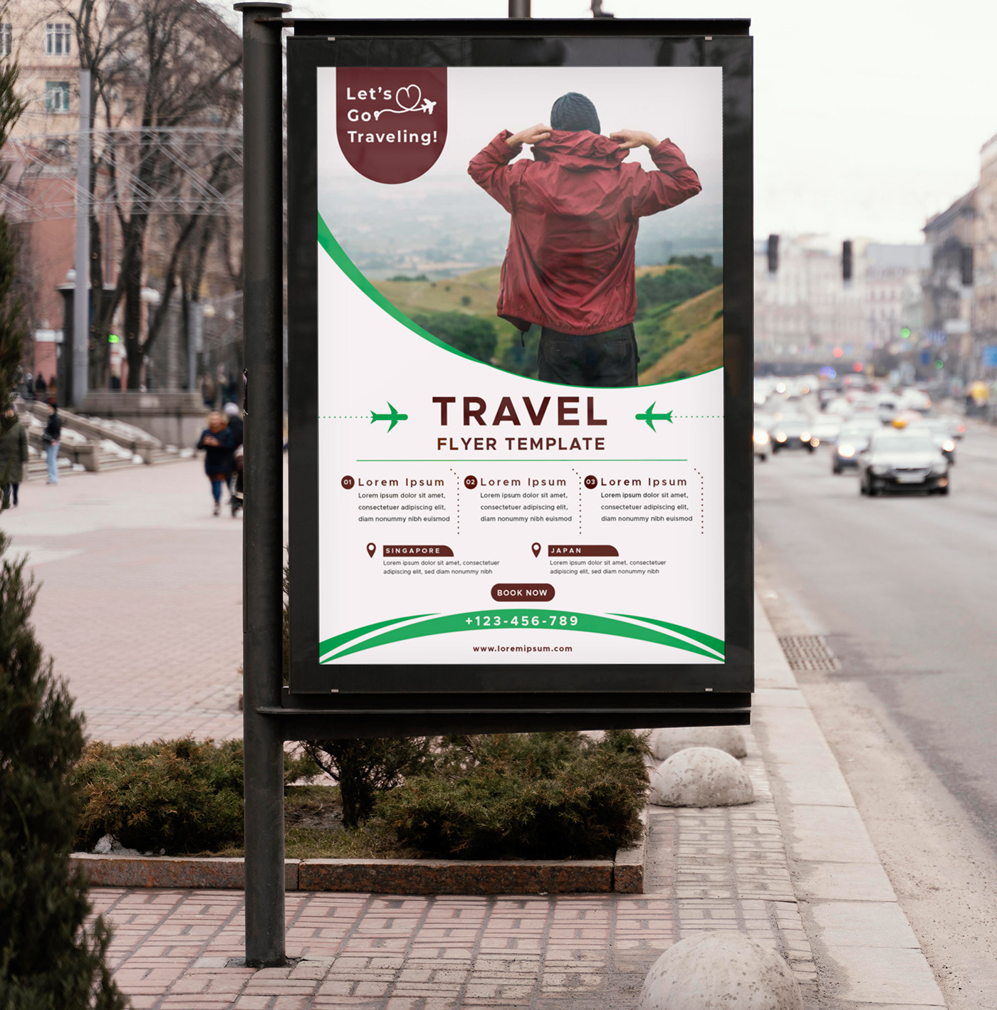 Advertising  brand identity flyer marketing   Modern poster design Nature Outdoor poster shanzey Travel