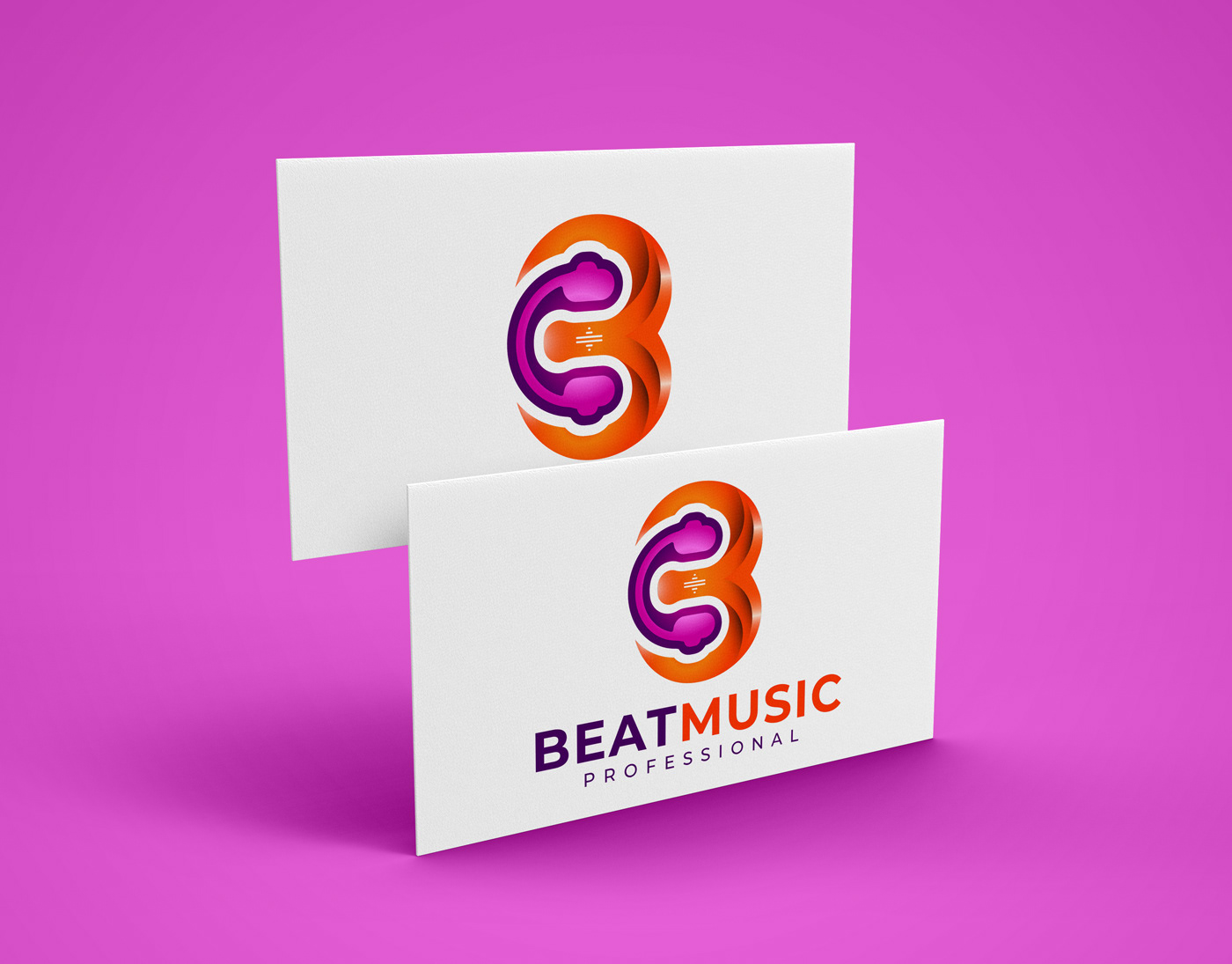 logo Logo Design brand identity Logotype logofolio musiclogo beatmusic beats djlogo letter b beat music logo