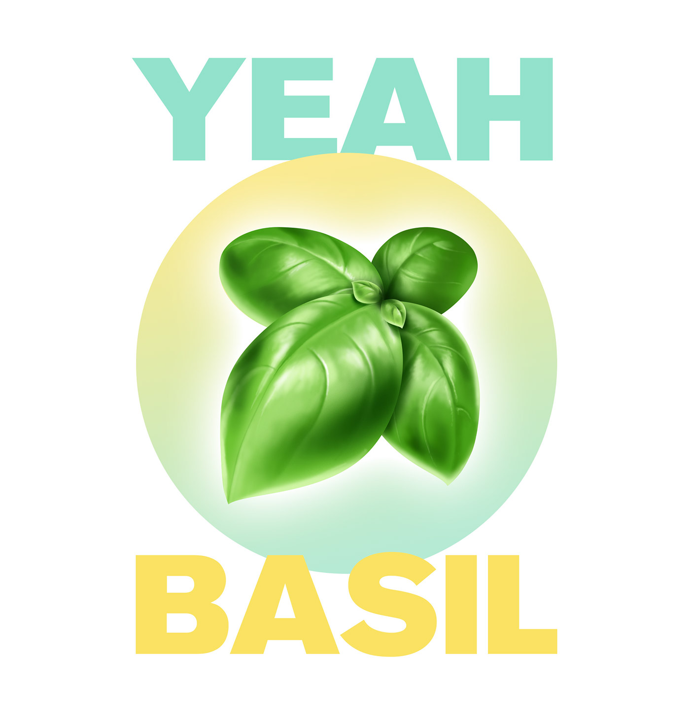 digital painting Basil poster