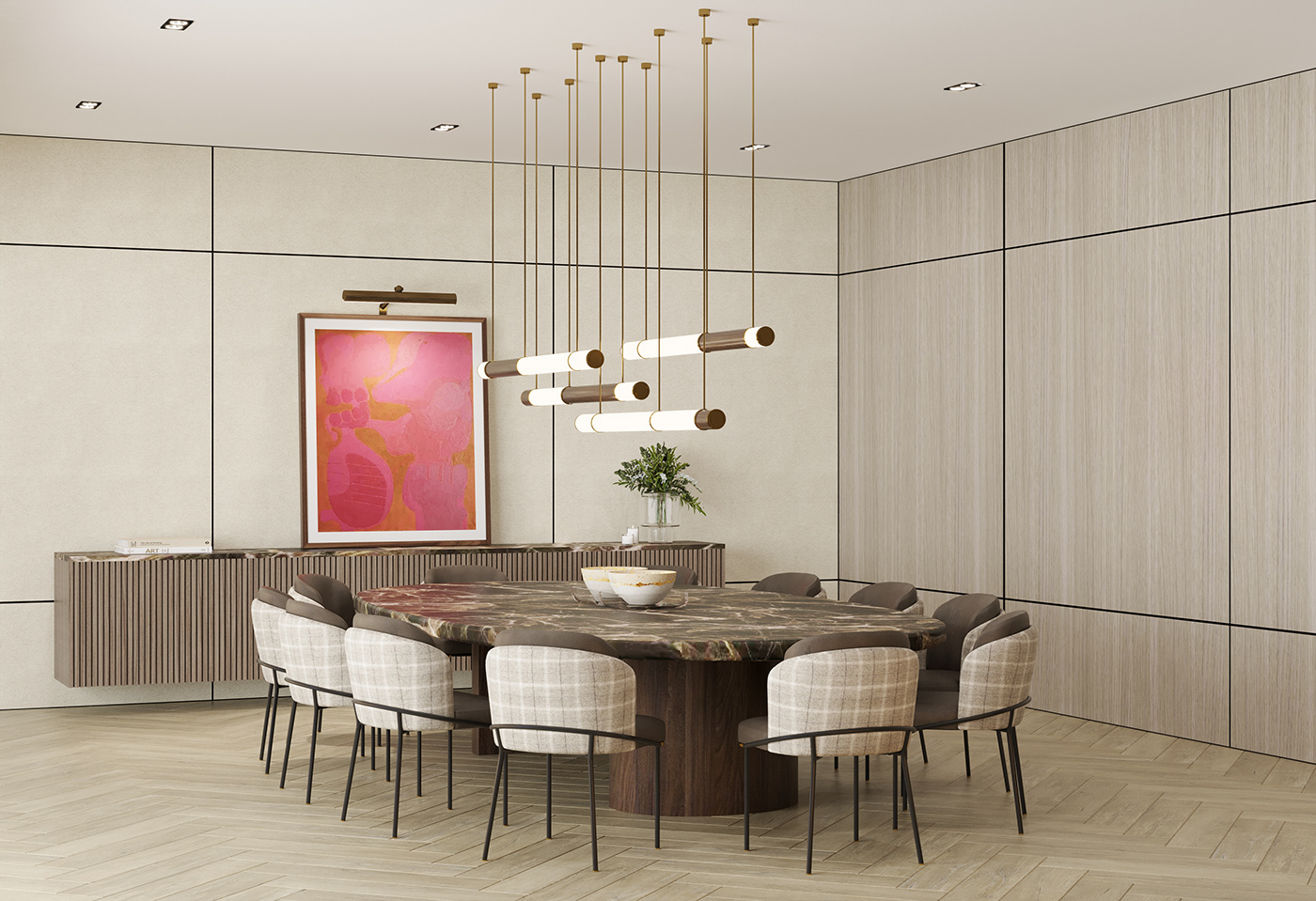 architecture furniture indoor interior design  Marble Render visualization wood