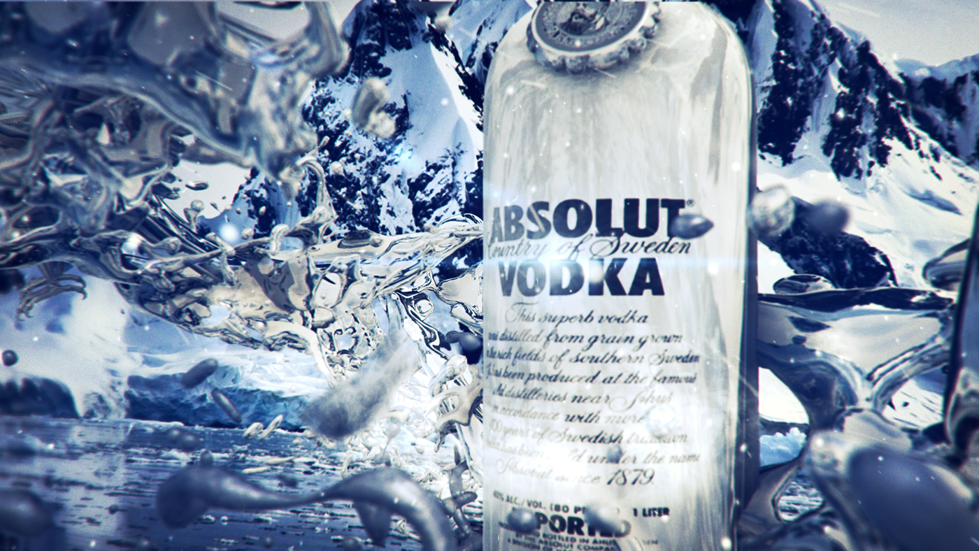 3D alfer effects david alkabes motion graphic art motion graphics  Vodka cinema 4d design