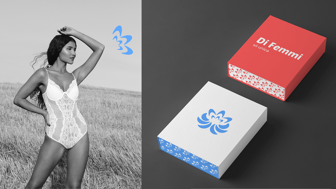 Packaging design for women's underwear brand