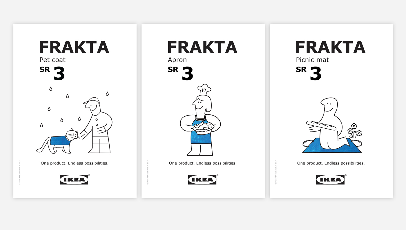 ikea FRAKTA Ikea bag IKEA saudi ogilvy dubai