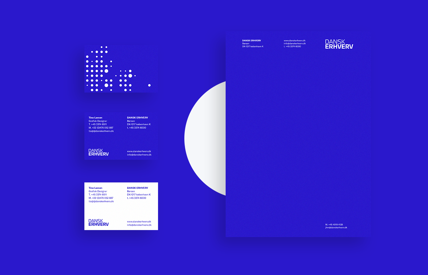 branding  redesign visual identity blue denmark Corporate Design brandmanual UI ux pattern