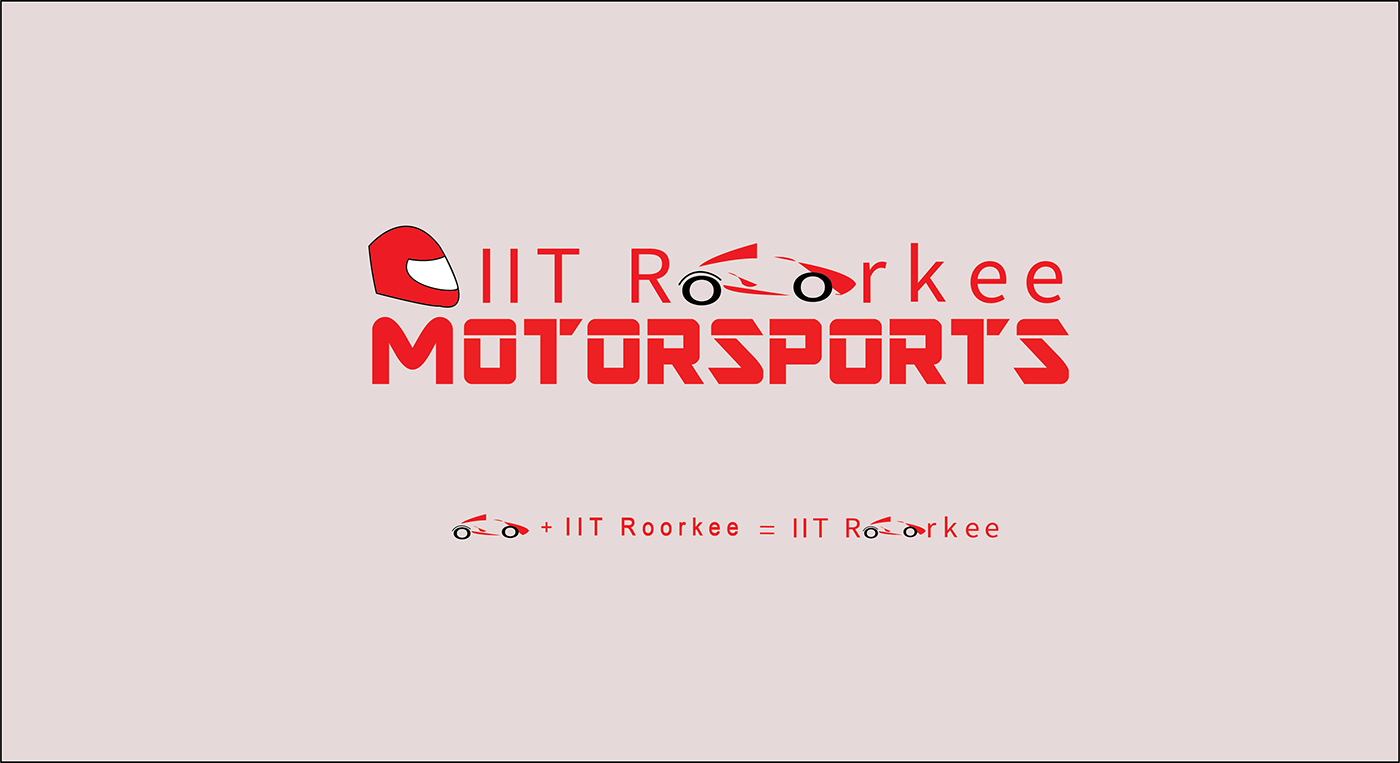 design IIT Roorkee logo Logo Design motorsports sports
