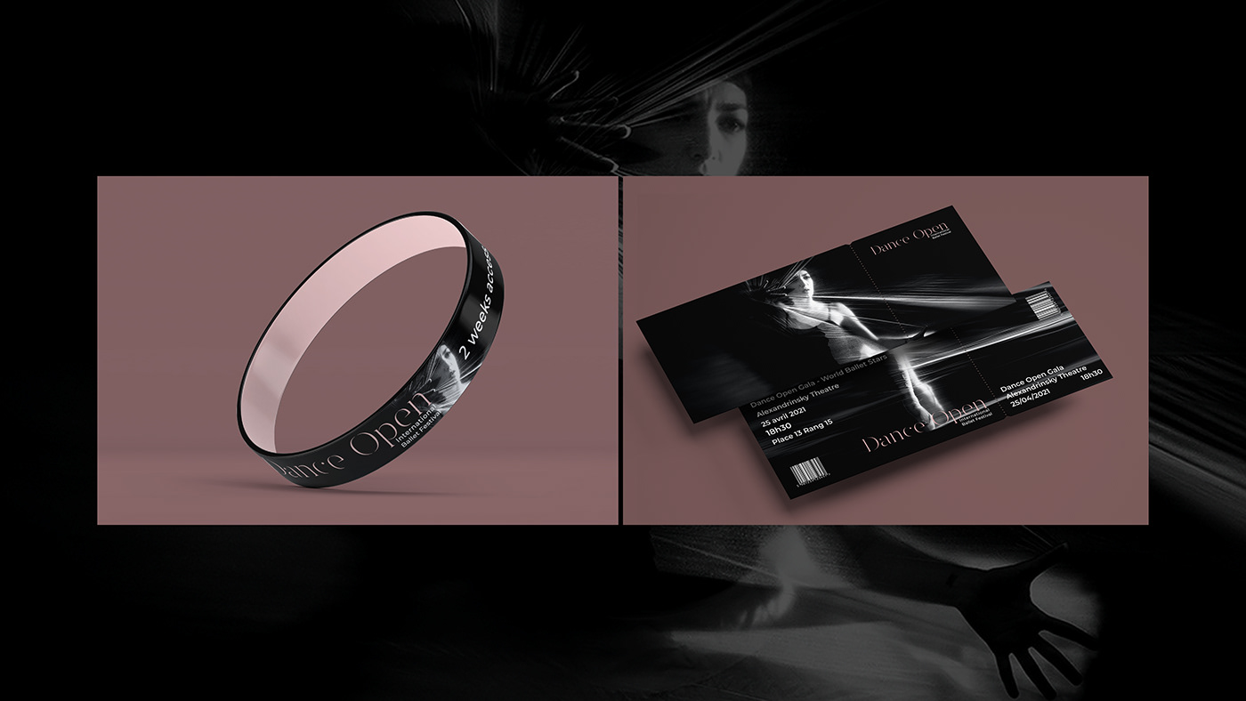 ballet branding  dance open editorial design  Sport association Sport event Web Design 