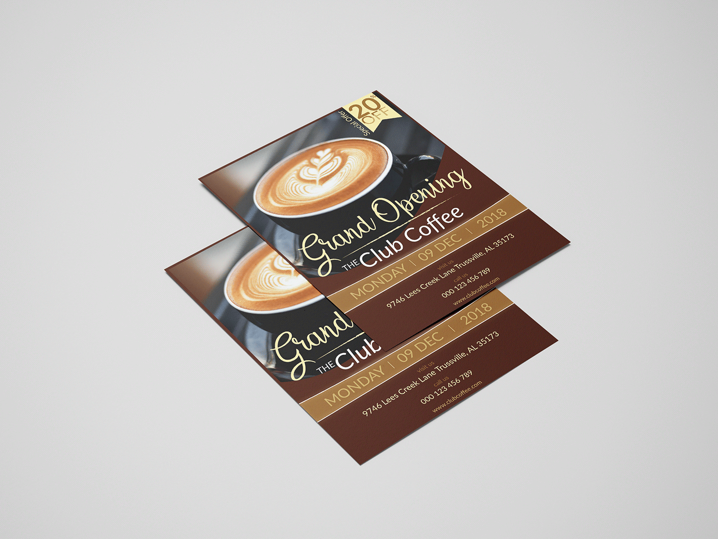 flyer Flyer Design graphic design  print design  letter size flyer flyer mockup free mockup  branding  coffee shop flyer flyer template