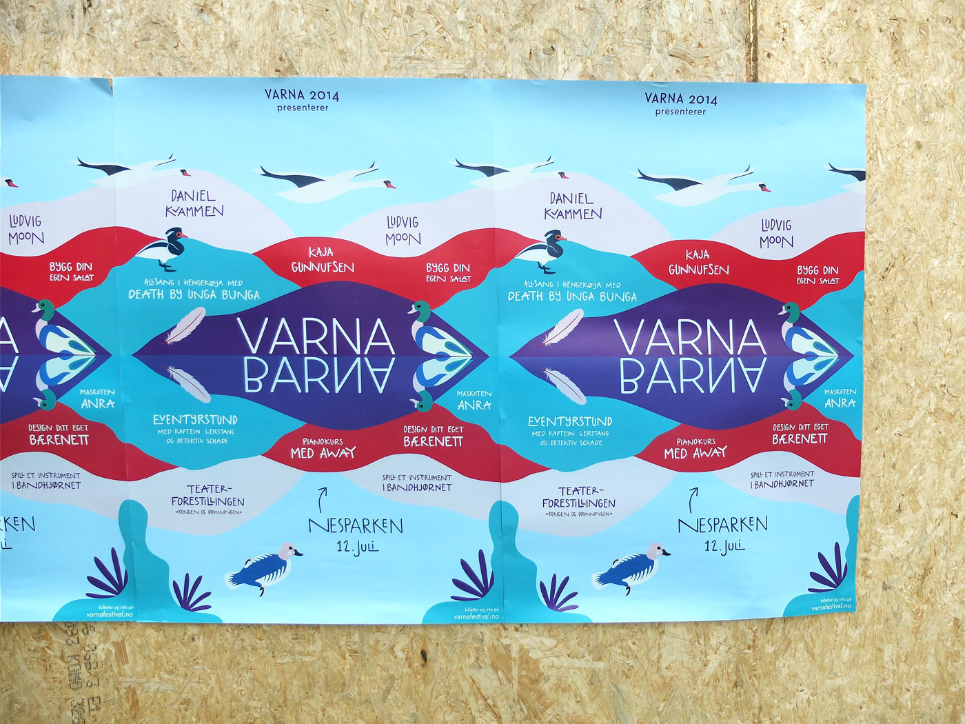 varnafestivalen varnabarna moss nesparken birds Children's festival festival design
