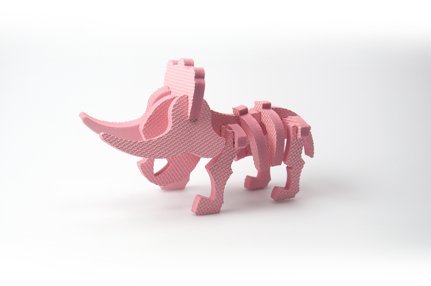 puzzle puzzlemat toy Dinosaur acient creature baby kids triceratops