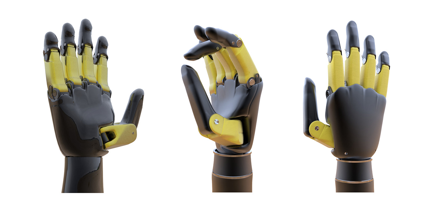 Prosthesis robot hand life industrial design  medicine robotics artificial intelligence prosthesis design