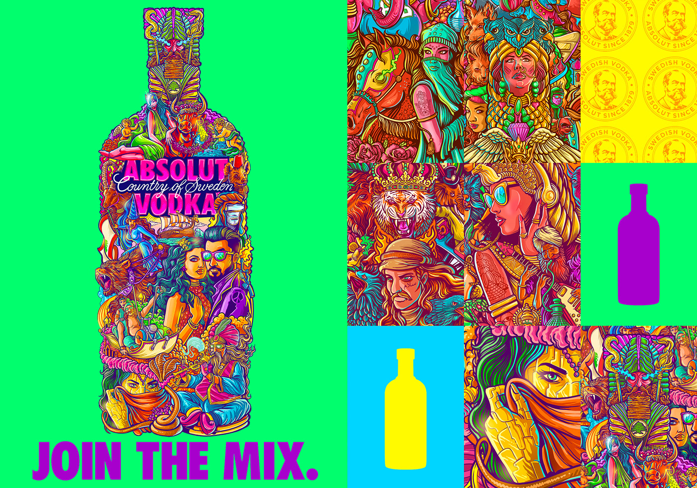 poster absolut Absolut vodka Middle west Pop Art sci-fi Lowbrow Art egypt India liban