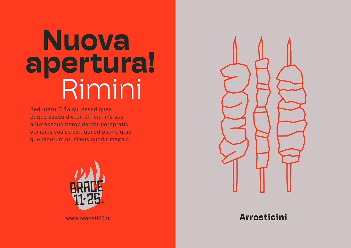 brand identity Logo Design adobe illustrator Italian food restaurant Fast food fire