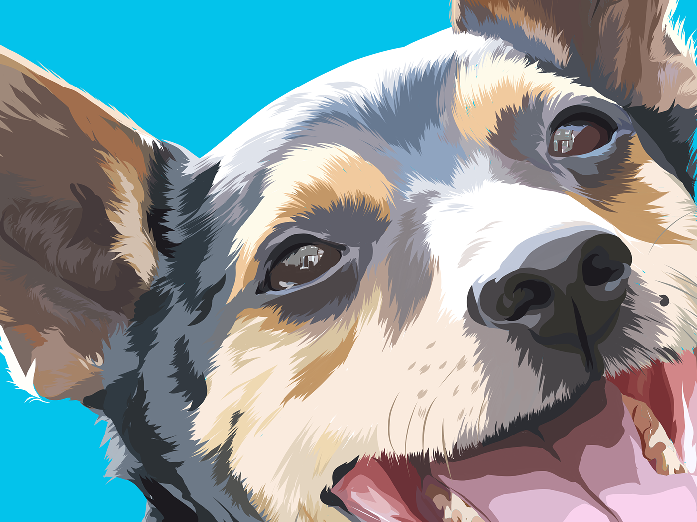 Drawing  Digital Art  adobe draw pets dogs animals