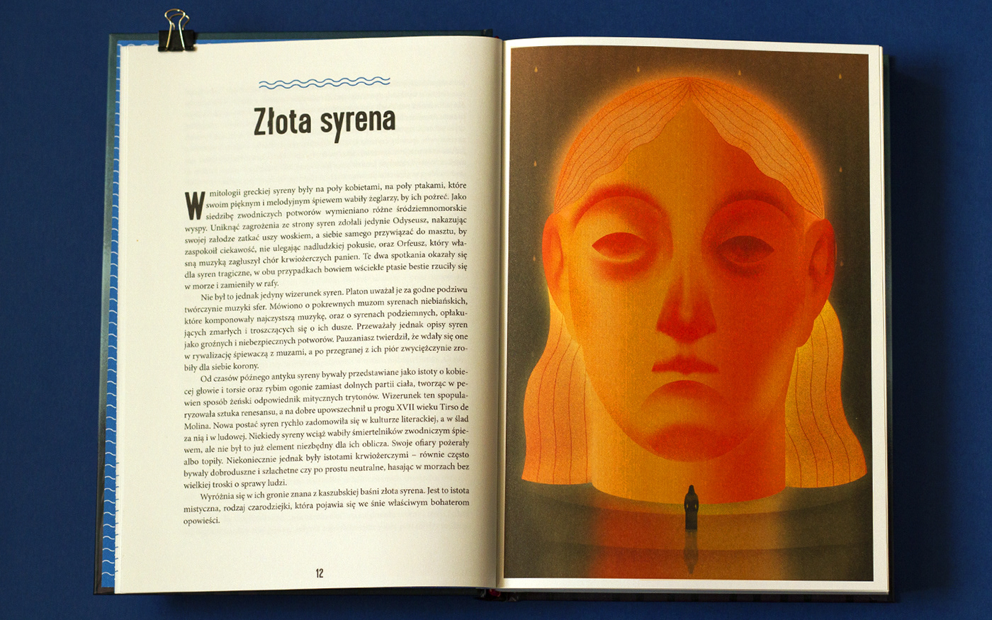 book illustration Illustrated book ilustracja legends mermaid myth poland sea syrena warszawska syreny