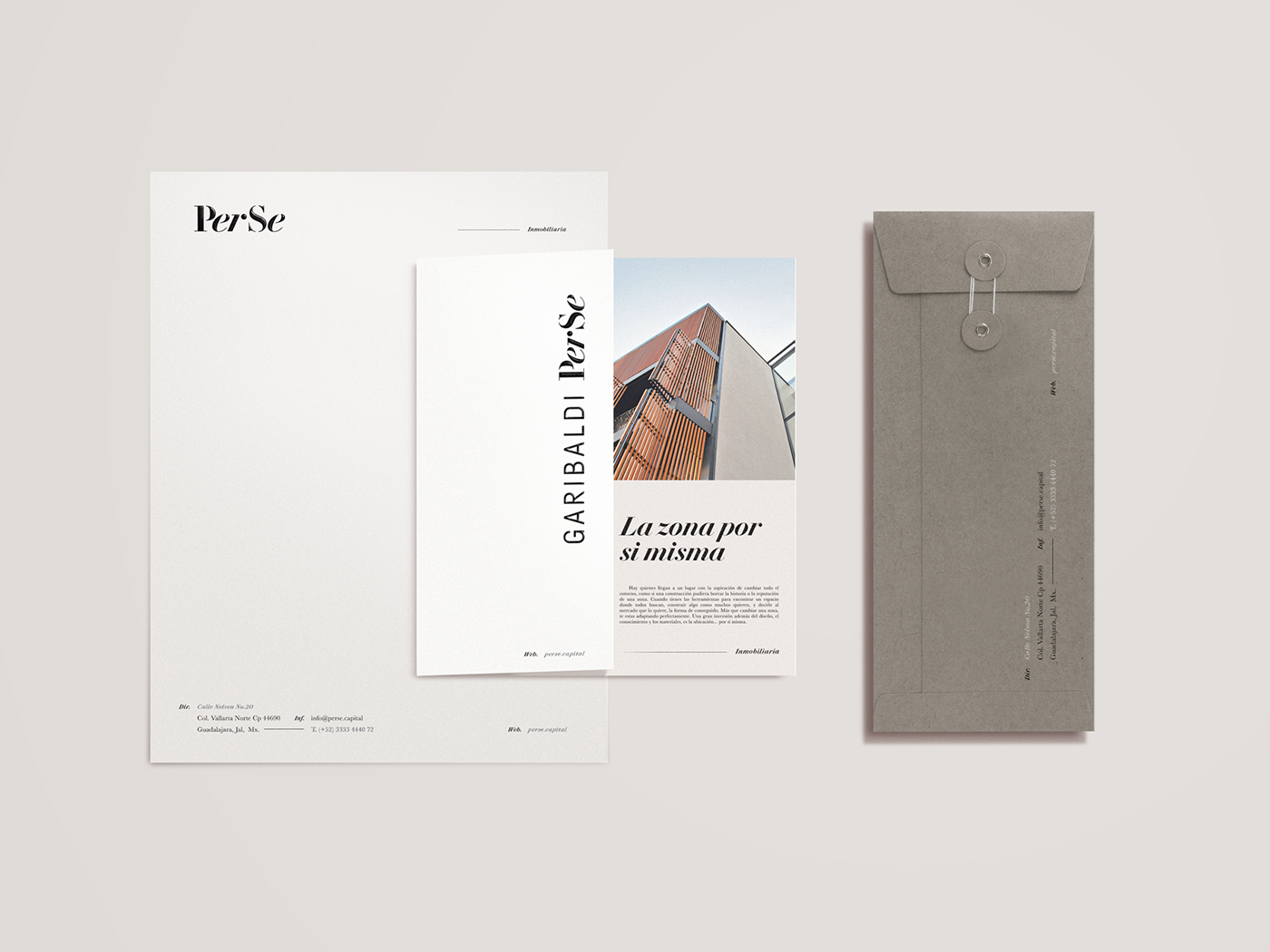 realestate mexico architecture typographic brochure simple building lifestyle construction premium