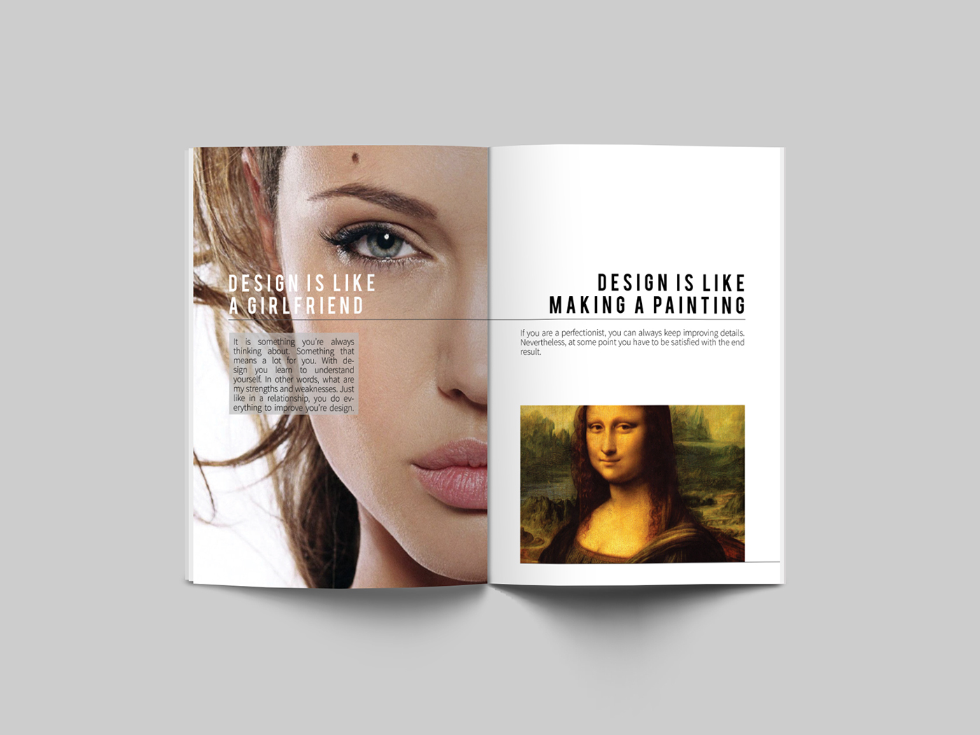 InDesign Illustrator magazine issuu photoshop design personality Creativity