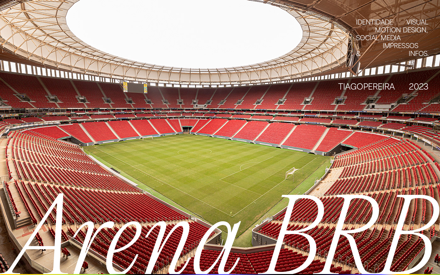 editorial brasilia identidade visual Advertising  Social media post Arena BRB