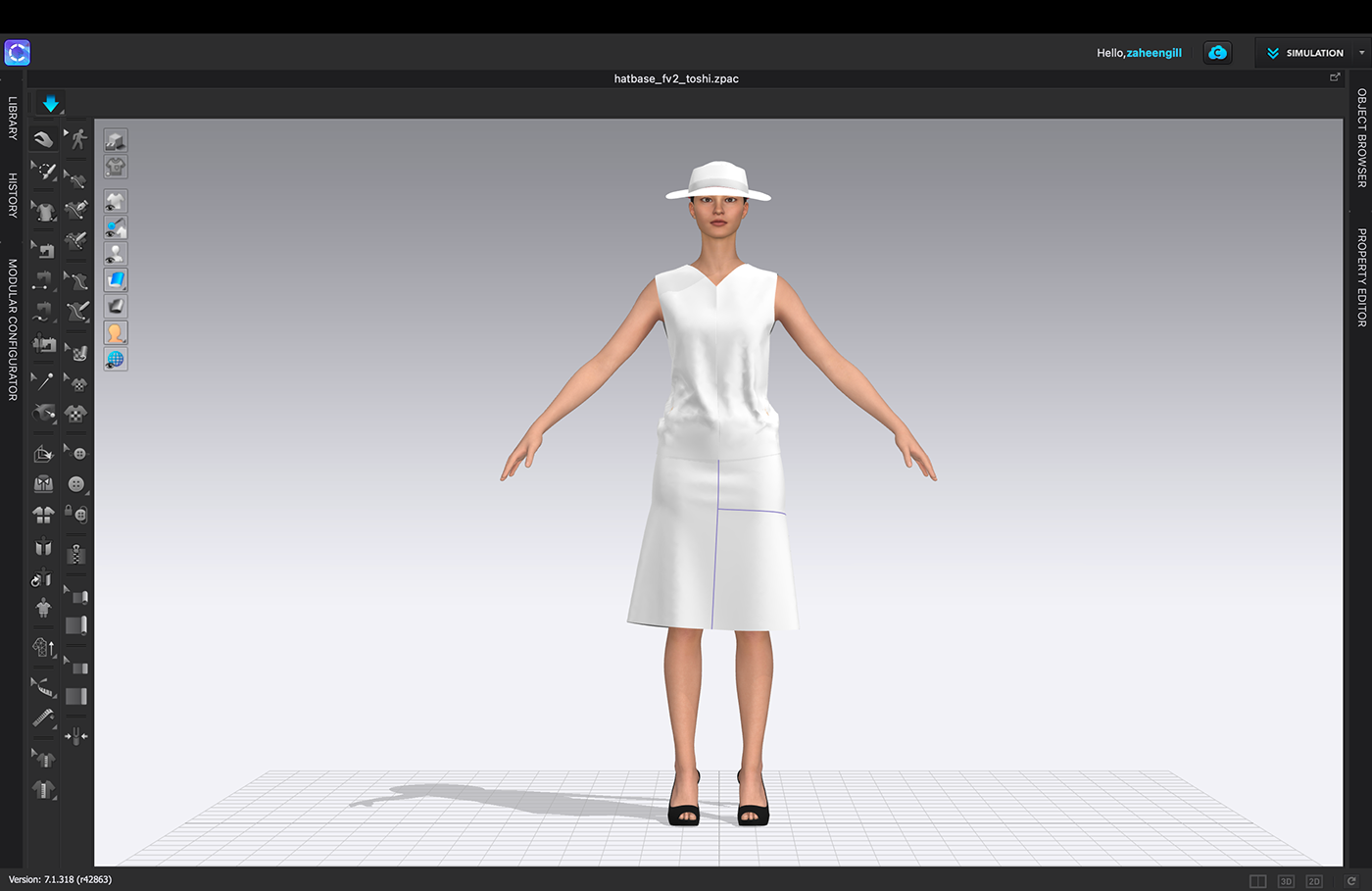 Clothing 3D Clo3d digital Virtual reality virtual fashion 3D Garment apparel