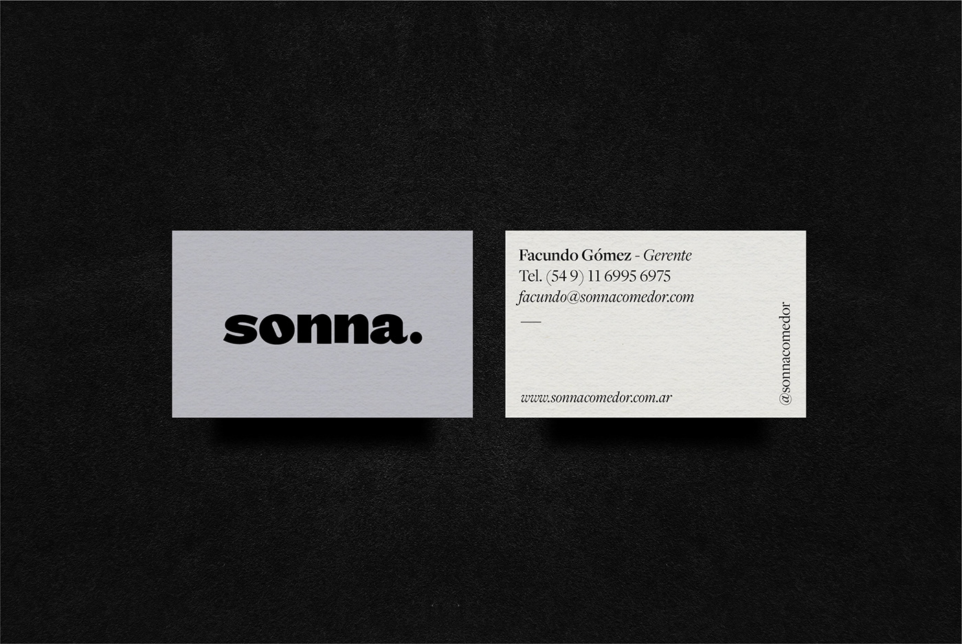 sonna comedor branding  estudio nuar Identidad de marca brand identity Packaging menu Signage señaletica