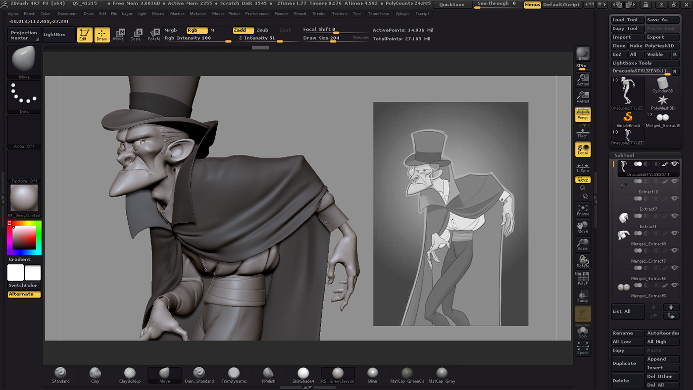 CG Character design  Zbrush Digital Sculpting