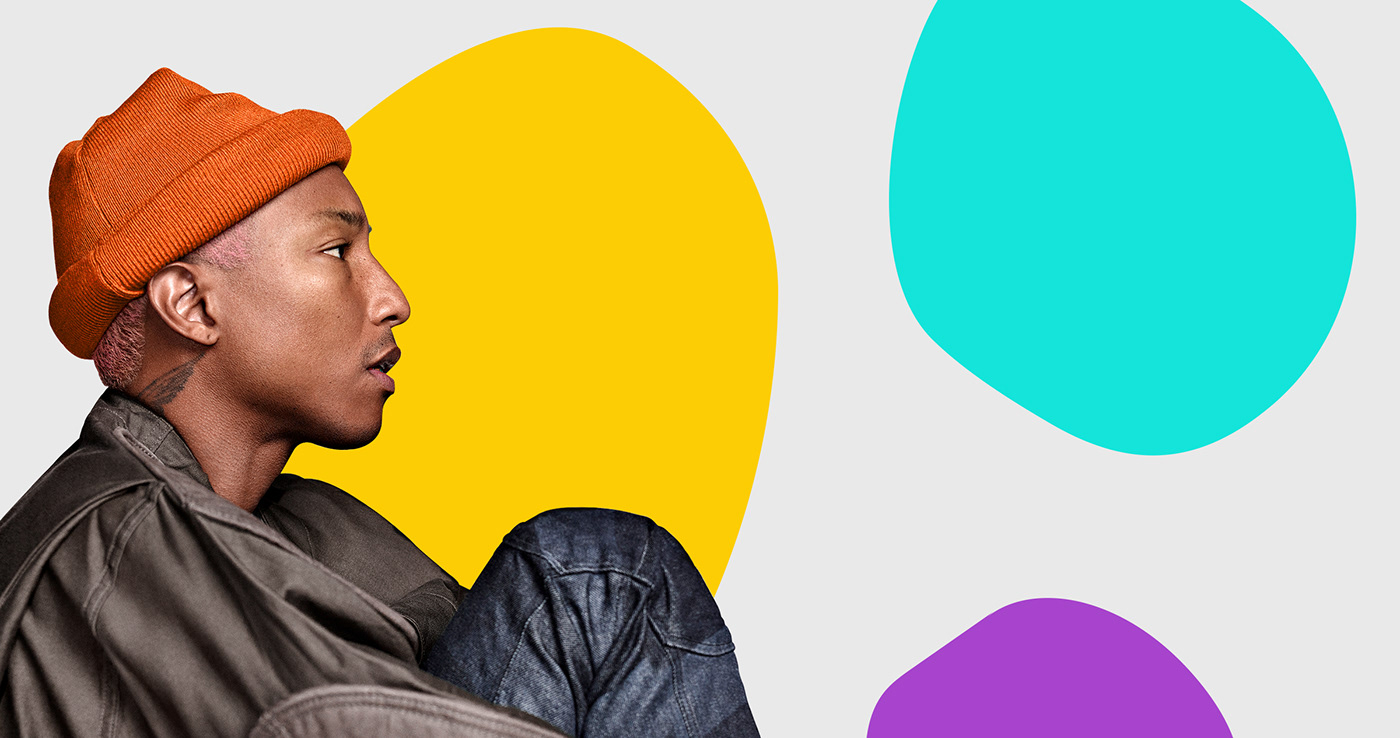 Pharrell pharrell williams portfolio personal website hip hop music Fashion  art design Film  