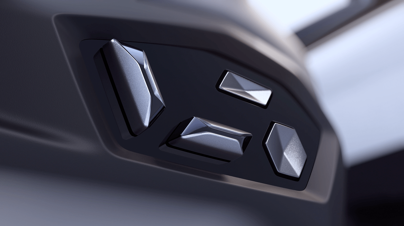 automobile autoshow CGI electric Fashion  HiPhi Interior leather SEW simulation