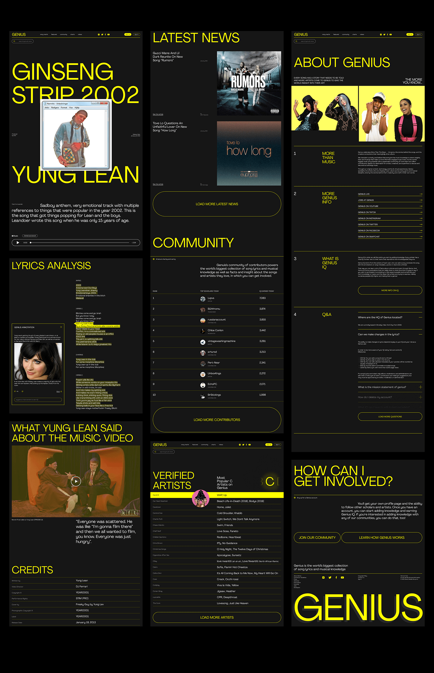 branding  graphic design  music redesign typography   ux/ui Website poster