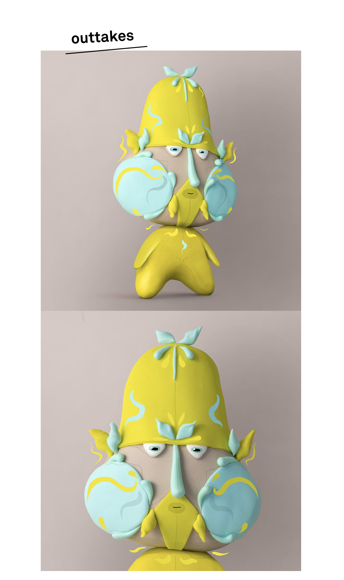 3D Character characterdesign clay clayart Digital Art  ILLUSTRATION  ntf NTF art rarible