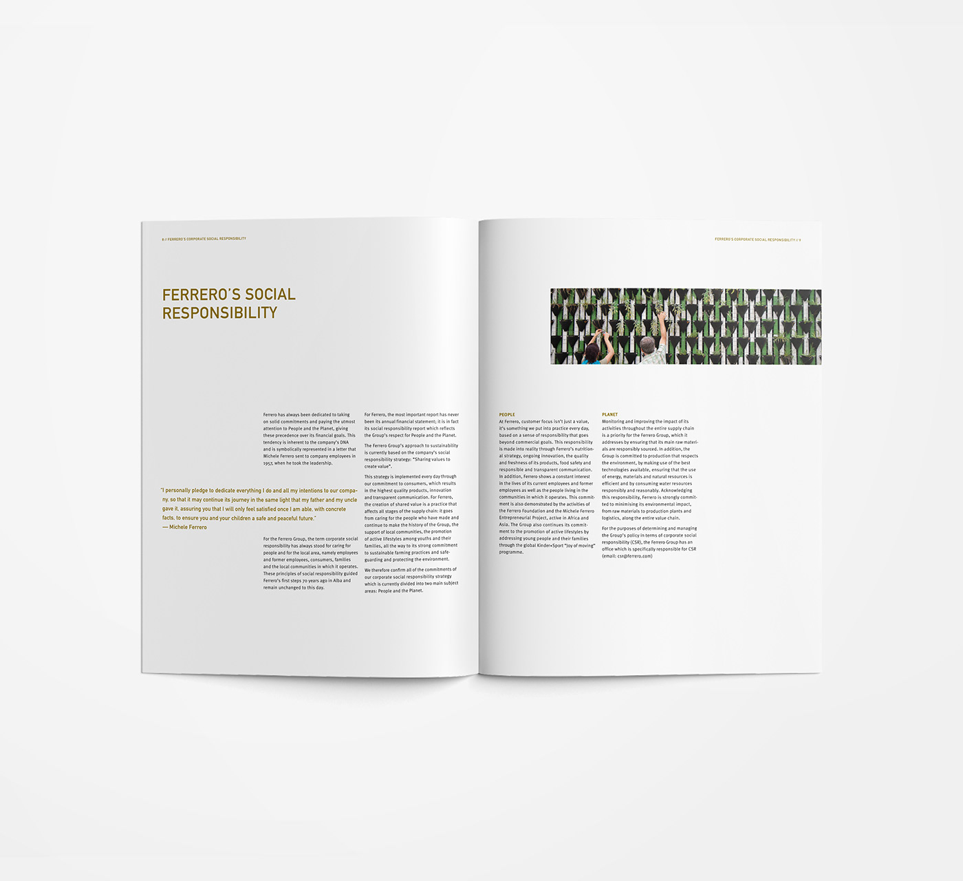 Grpahic design typography   editorial design  CSR Report