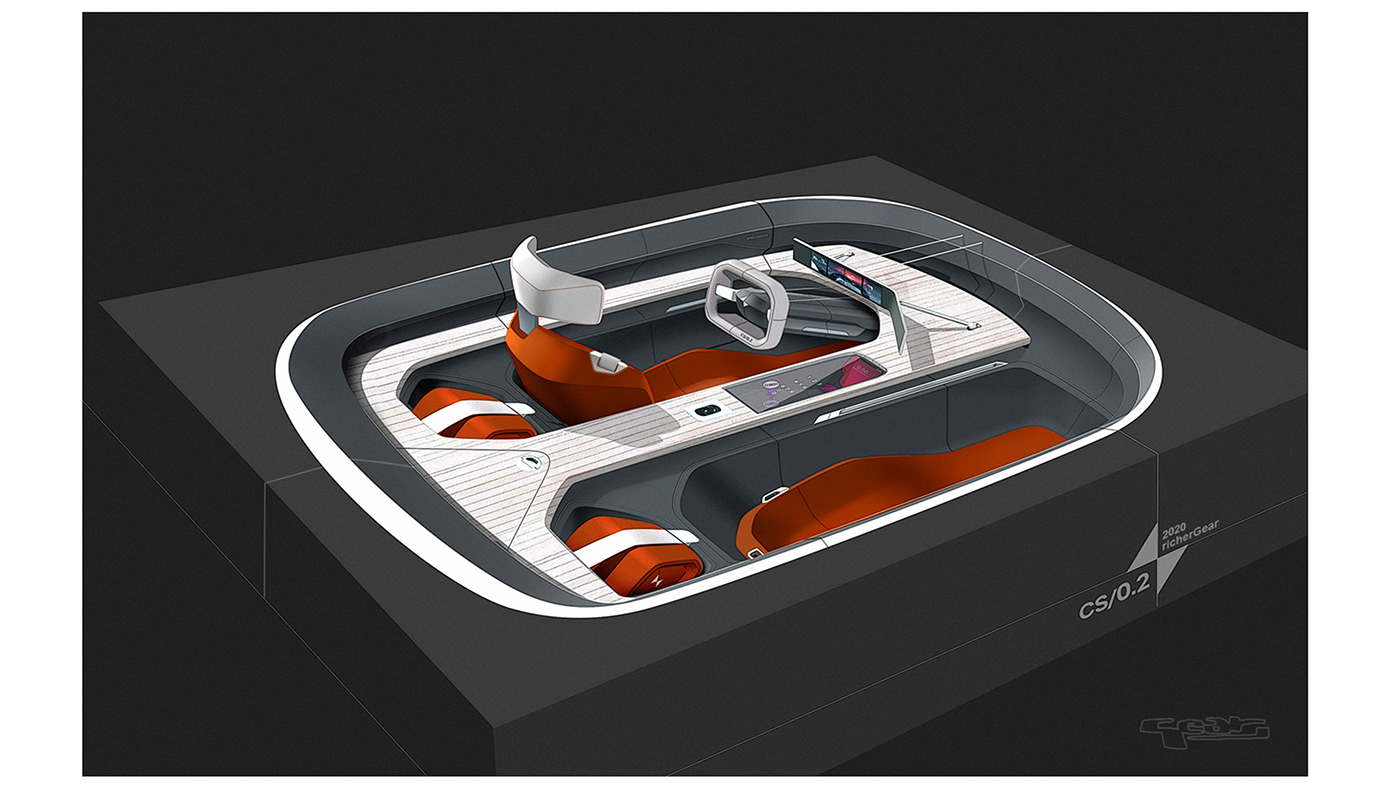 3D automotive   CGI concept exterior Interior Render