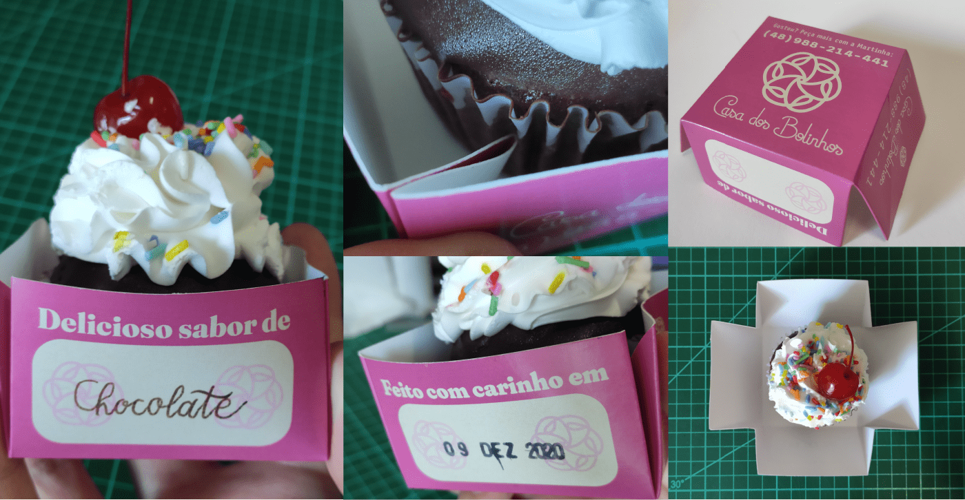cupcake embalagem Food Packaging Packaging