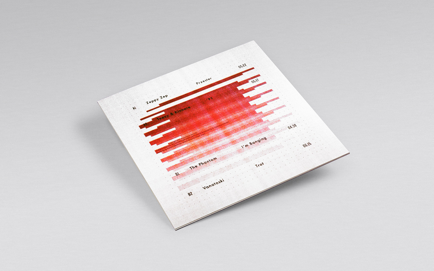 record cover sleeve vinyl ep Album Glitch scan distortion dubstep