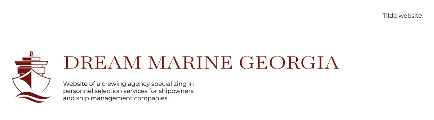 crew company business corporate Web Design  UI/UX sea ship seaman crewing agency