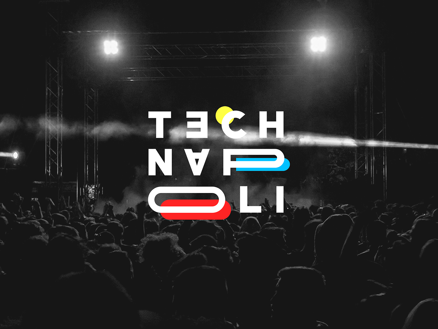 Technapoli techno Capriati NAPOLI logo artist club merchandise music old river park