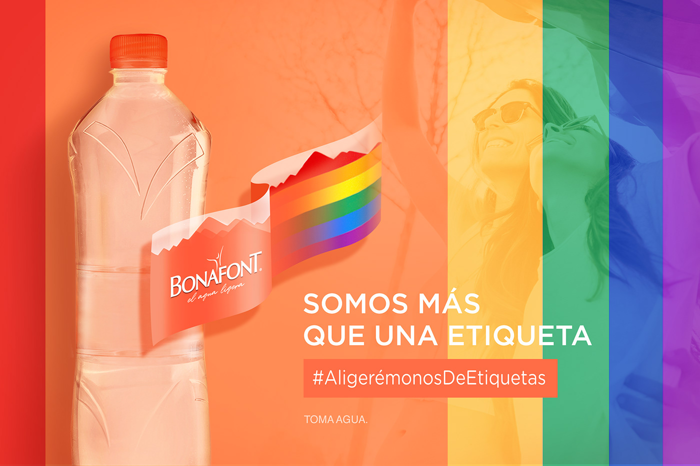 agua Bonafont etiquetas sociales mexico orgullo pride