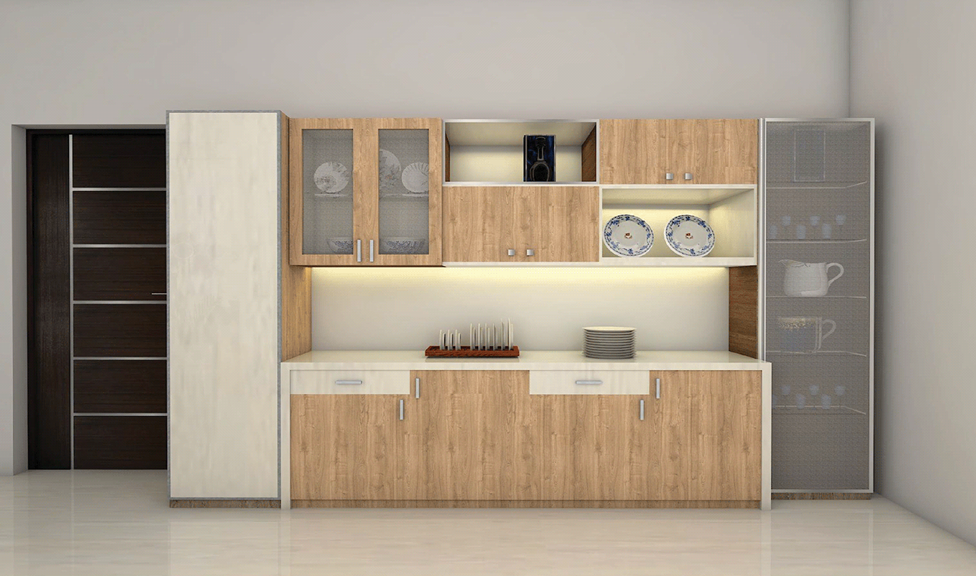 Interior design architecture Render visualization 3D vray SketchUP chest of drawers