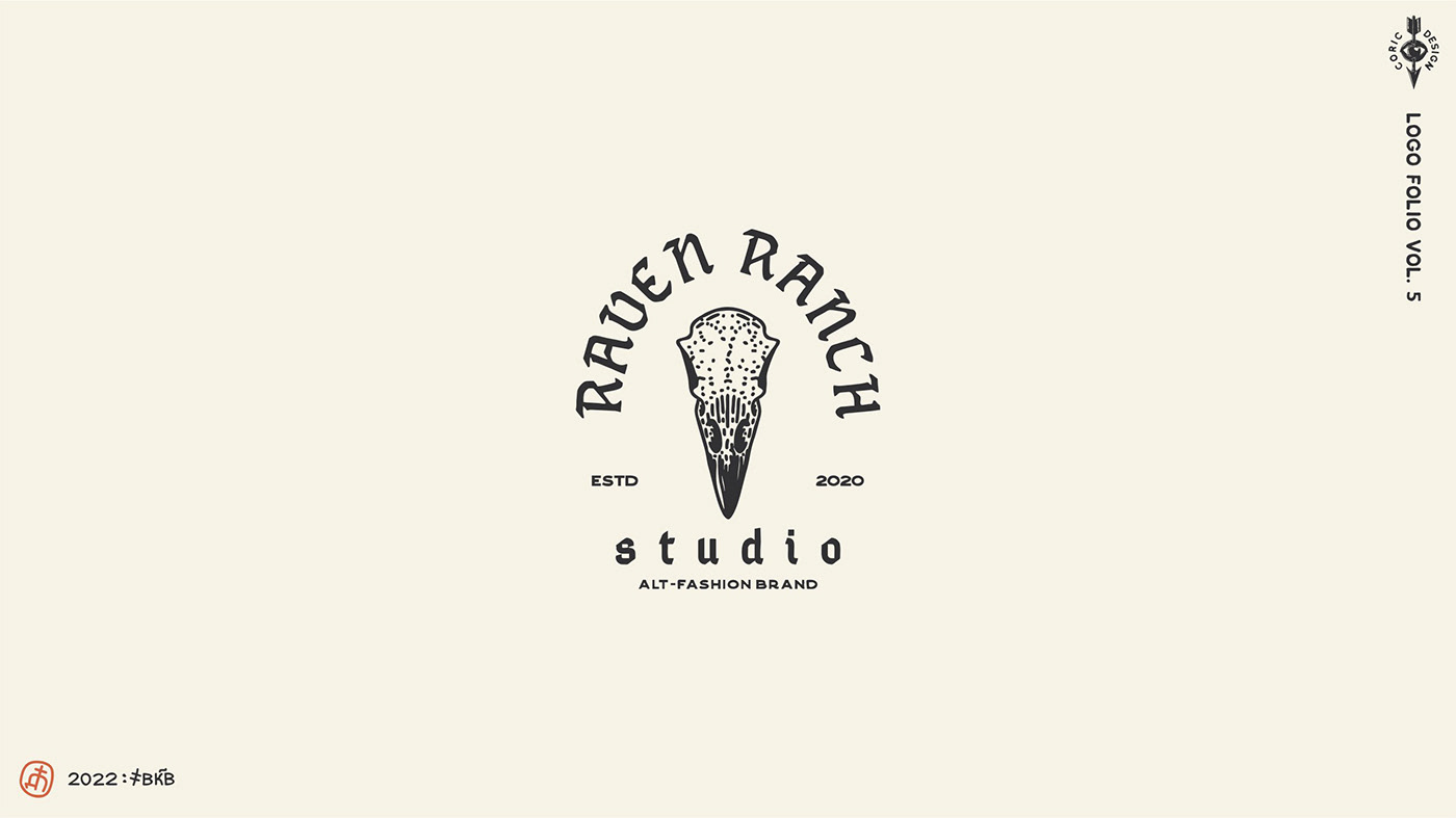 Raven Ranch Studio Logo Design