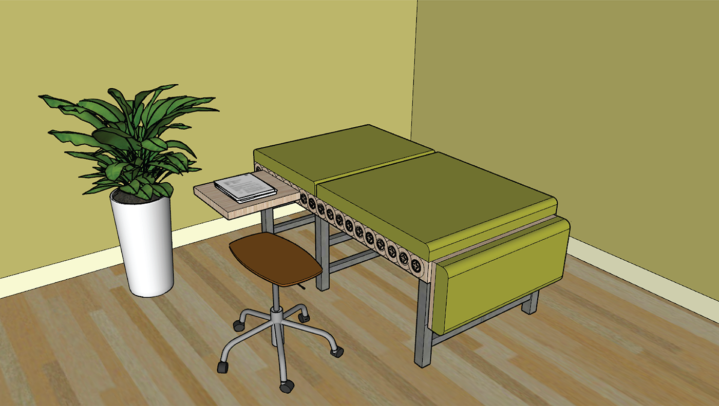 3D furniture design  modern Render table