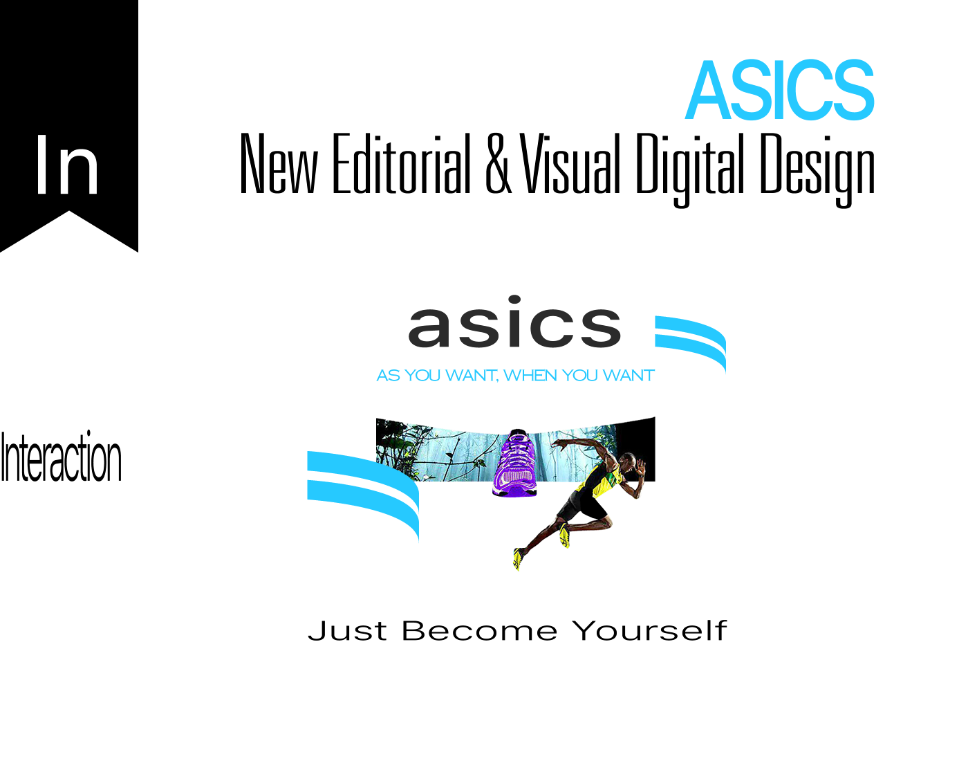 ASICS ART DIRECTOR logo Project new site web Website frederic arvers