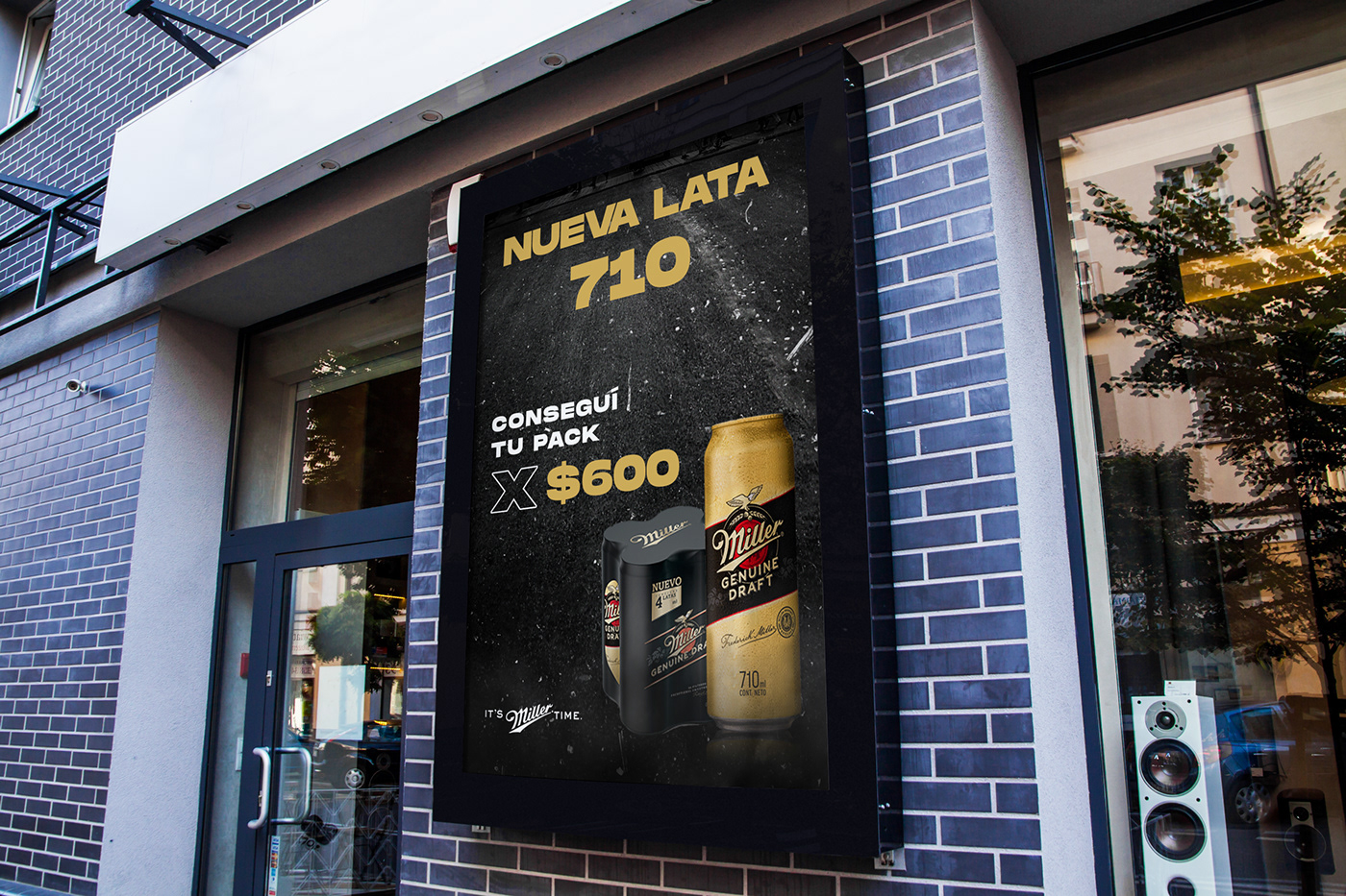 argentina banner beer cartelería Digital Flyer publicidad social media