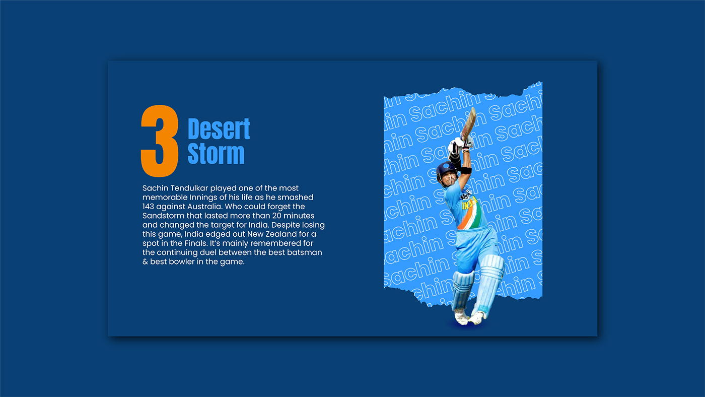 Cricket India presentation pitch deck Powerpoint PPT powerpoint template sachin sports Sports Design