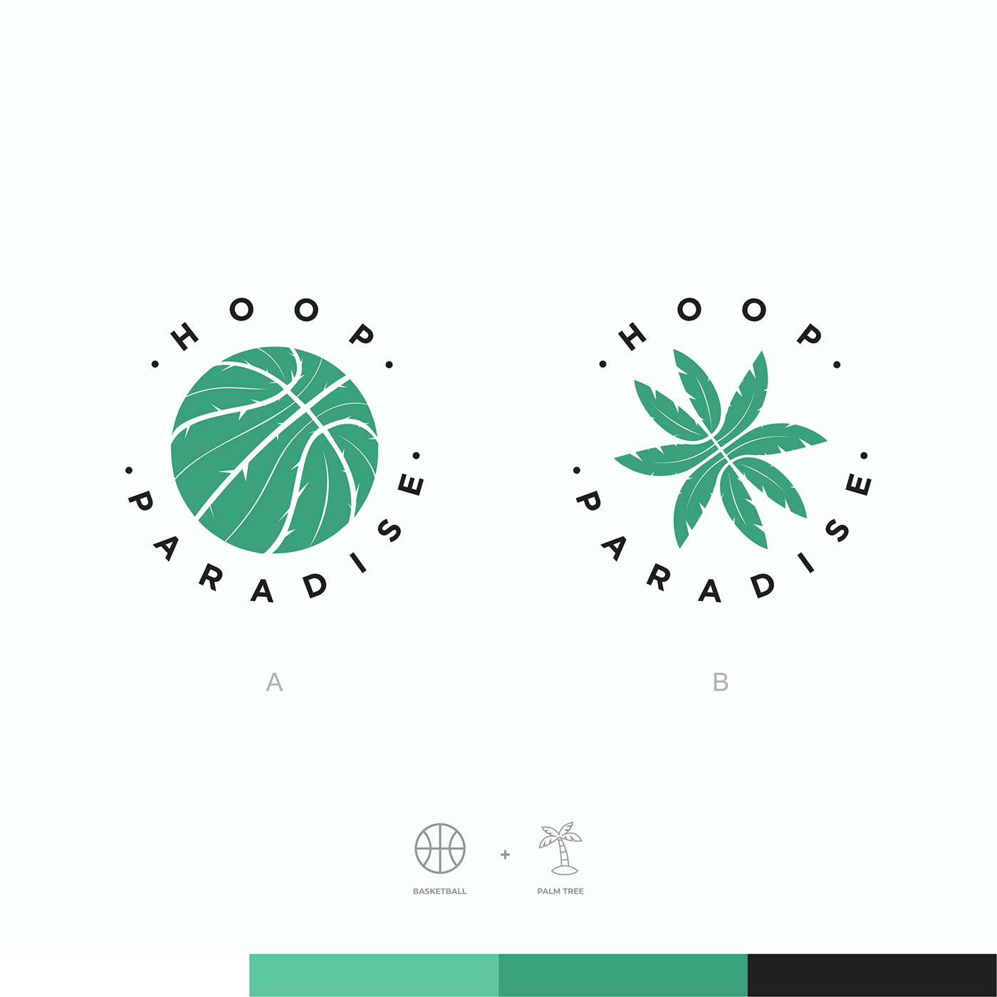 brand brand identity branding  graphic design  hoop identity logo Logo Design paradise resort