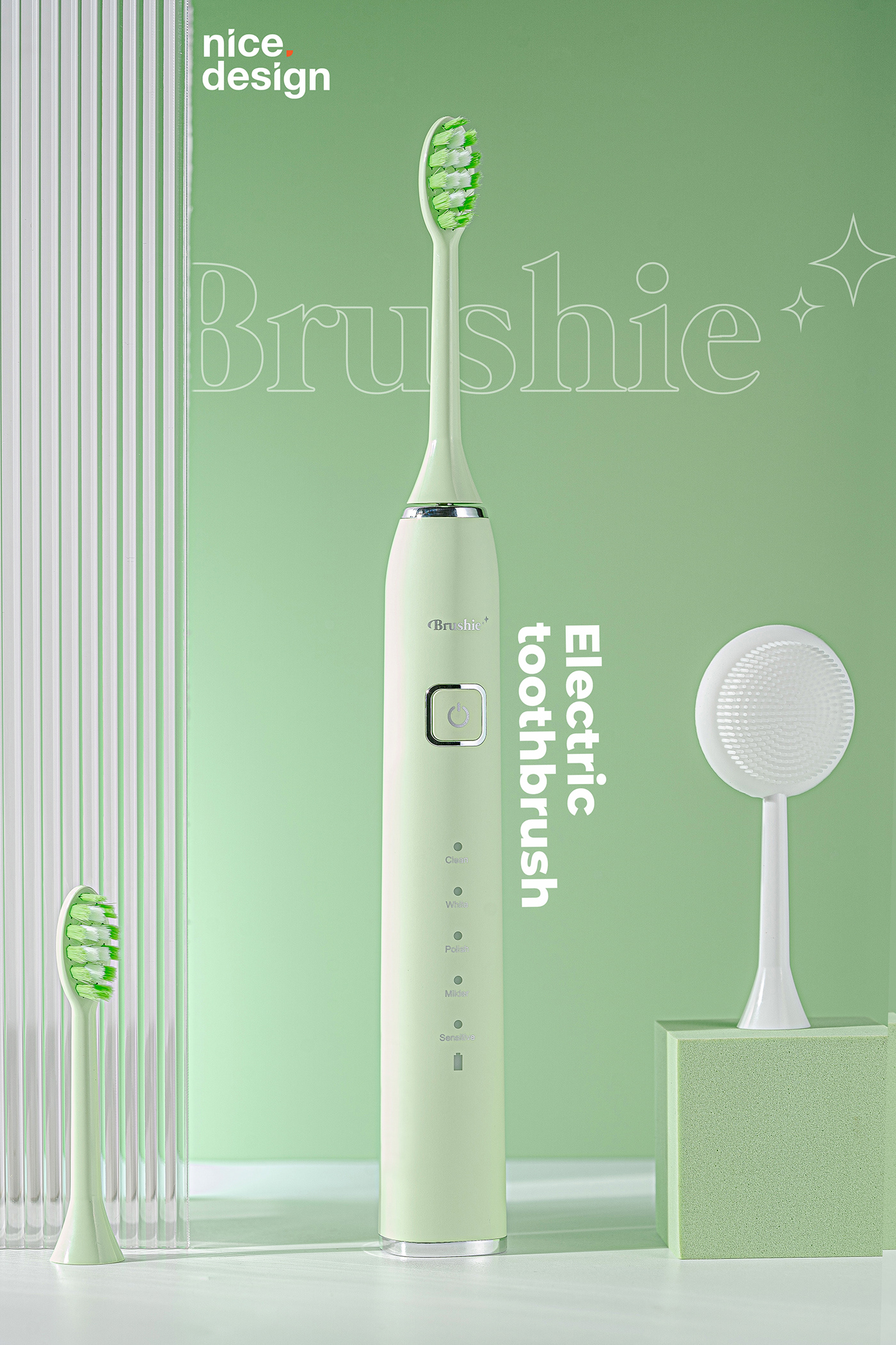 Photography  electric toothbrush product design 